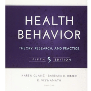 Health Behavior: Theory, Research, and Practice (Jossey-Bass Public Health) 5th Edición. de Karen Glanz (Editor), Barbara K. Rimer (Editor), K. Viswanath (Editor)
